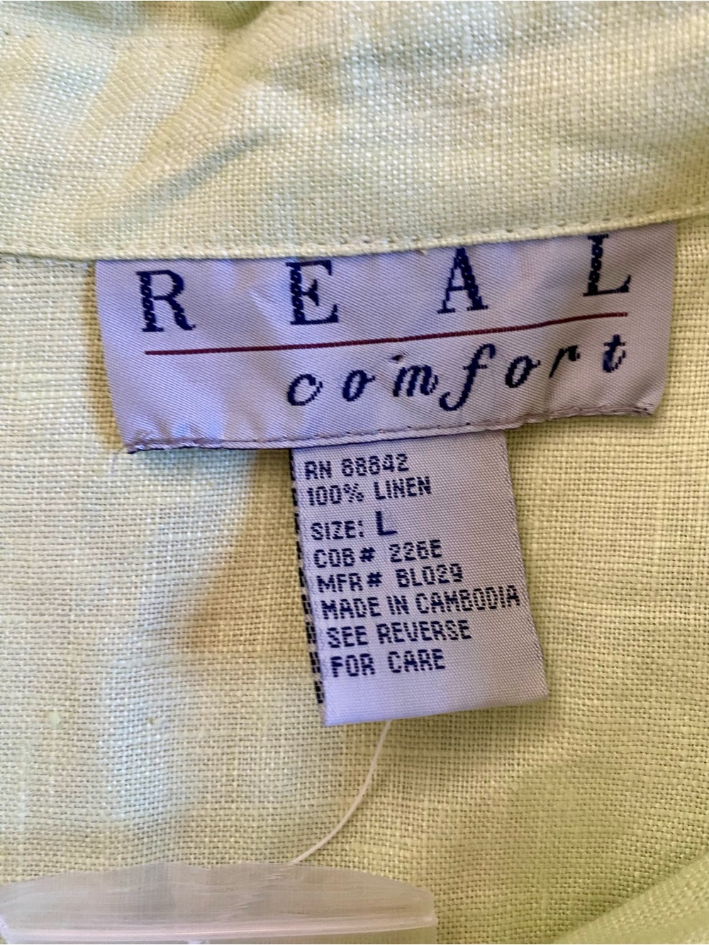 New Linen Button-Down Shirt - Picture 2 of 6
